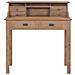 Scrivania 90x50x100 Cm In Legno Massello Di Teak - Foto miniatura 5