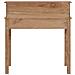 Scrivania 90x50x100 Cm In Legno Massello Di Teak - Foto miniatura 6