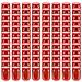 Vasi Per Marmellata In Vetro Coperchio Rosso 96 Pz 230 Ml - Foto miniatura 1