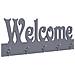 Appendiabiti A Muro Welcome Grigio 74x29,5 Cm - Foto miniatura 1