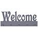 Appendiabiti A Muro Welcome Grigio 74x29,5 Cm - Foto miniatura 2