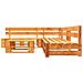 Set Divani Da Giardino Su Pallet 4pz Marrone Miele Legno Fsc - Foto miniatura 2