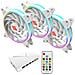 Kit Ventola per PC Skiron 3 da 120 mm Colore d'Illuminazione Multi - Foto miniatura 1