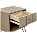 Comodino In Similpelle Beige Betin - Foto miniatura 16