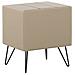 Comodino In Similpelle Beige Betin - Foto miniatura 12