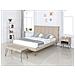 Comodino In Similpelle Beige Betin - Foto miniatura 2