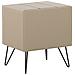 Comodino In Similpelle Beige Betin - Foto miniatura 19