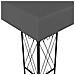 Gazebo 3x3 M Antracite In Tessuto - Foto miniatura 3