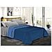 Trapuntino Copriletto Bicolor Double Face - Singolo 170x280 Cm Blu / avio - Foto miniatura 4
