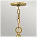Lampadario A 5 Luci Multibraccio Finitura Ottone Vintage, Attacco E27 - Foto miniatura 4