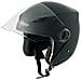 Casco Jet Visiera Lunga Scooter Moto Quad Omologato Ece 22 05 Nero Opaco Xl - Foto miniatura 4
