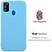 Custodia Compatibile Con Samsung Galaxy M30s / M21 In Candy Blu - Coperchio Protettivo In Silicone Tpu Flessibile - Foto miniatura 3