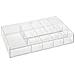 Organizer Rettangolare Eleganza Per Gioielli, Cosmetici - 14 Scomparti - Foto miniatura 1