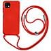Cover Semirigida Per Samsung Galaxy A22 5g Cordino Nylon Intrecciato 80 Cm Rossa - Foto miniatura 1