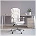 Poltrona Da Ufficio Reclinabile Bianca In Similpelle - Foto miniatura 1
