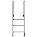 Scala Per Piscina 54x38x158 Cm Acciaio Inox 304 - Foto miniatura 3