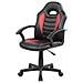 Sedia Con Ruote Miranda, Poltrona Da Gaming Ragazzo, Sedia Da Scrivania, 56x55h89/100 Cm, Nero E Rosso - Foto miniatura 8