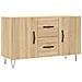 Credenza Rovere Sonoma 100x36x60 Cm In Legno Multistrato - Foto miniatura 2