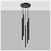 Sollux Lighting Lampada A Sospensione Pastelo 5p Nero Sl.1176 - Moderno Lampade A Sospensione Nero 110x25x25 Cm - Foto miniatura 2