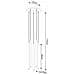Sollux Lighting Lampada A Sospensione Pastelo 5p Nero Sl.1176 - Moderno Lampade A Sospensione Nero 110x25x25 Cm - Foto miniatura 5