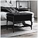 Panca Porta Scarpe Nera 62x42x45 Cm In Legno Multistrato - Foto miniatura 1
