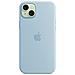 Custodia MagSafe in silicone per iPhone 15 Plus - Blu chiaro - Foto miniatura 4