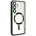 Cover Magsafe Per Samsung S24 In Silicone Bordo Cromato - Foto miniatura 5