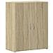 Schedario Rovere Sonoma 60x32x77,5 Cm In Legno Multistrato - Foto miniatura 2