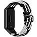 Cinturino Xiaomi Band 8 Active - Nylon Traspirante Black+white - Foto miniatura 1