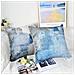 Set Di Federe Blu Ruedong 4 Pezzi 45 X 45 Cm - Foto miniatura 4