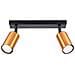 Lampada Da Soffitto Winx 2 Nero /coop Sl. 1375 - Moderno Lampade Da Soffitto Nero /rame 18.5x30x6 Cm - Foto miniatura 1