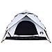 Tenda 3 Persone Bianca in Tessuto Oscurante a Rilascio Rapido - Foto miniatura 6