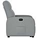 Poltrona Reclinante Alzapersona Elettrica Grigio Chiaro Tessuto - Foto miniatura 6