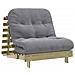 Divano Letto Futon con Materasso 80x206x11cm Pino Impregnato - Foto miniatura 1