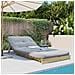 Divano Letto Futon con Materasso 80x206x11cm Pino Impregnato - Foto miniatura 3