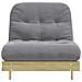 Divano Letto Futon con Materasso 80x206x11cm Pino Impregnato - Foto miniatura 5