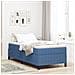 Letto a molle Blu 90 x 190 cm Tessuto in Cords - Foto miniatura 2