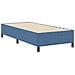 Letto a molle Blu 90 x 190 cm Tessuto in Cords - Foto miniatura 3