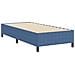 Letto a molle Blu 90 x 190 cm Tessuto in Cords - Foto miniatura 7