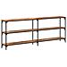 Tavolo Consolle Legno Vintage 200x29x75 cm Legno Ingegnerizzato - Foto miniatura 1