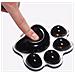 Supporto Per Mouse In Silicone Trasparente: Comfort Ergonomico Per Il Tuo Polso Black - Foto miniatura 2