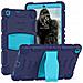 Custodia Per Samsung Galaxy Tab A7 Lite 8.7"" Con Supporto Blu Navy - Foto miniatura 1