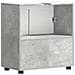 Mobile per lavabo da bagno TULUM Grigio cemento 60 x 34 x 63 cm - Foto miniatura 7