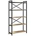 Libreria rovere sonoma 80 x 30 x 153 cm Legno multistrato - Foto miniatura 1