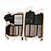 Set Di 7 Organizer Da Viaggio Per Articoli Da Toeletta E Cosmetici - Cubi Per Valigie Black - Foto miniatura 1