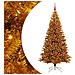 Albero di Natale con 300 LED con supporto Oro 210 cm PET - Foto miniatura 1