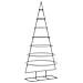 Albero di Natale Decorativo in Metallo Nero 180 cm - Foto miniatura 1