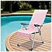 Asciugamani per Sedia Outdoor 2 pcs Rosa 130 x 60 cm - Foto miniatura 2