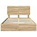 Letto con Contenitore con testiera Rovere Sonoma 140 x 200 cm - Foto miniatura 8