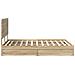 Letto con Contenitore con testiera Rovere Sonoma 140 x 200 cm - Foto miniatura 9